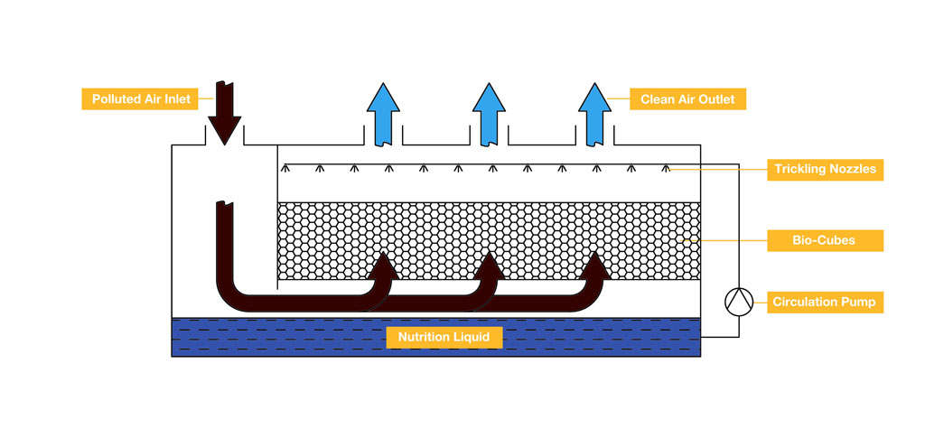 Biotrickling filter